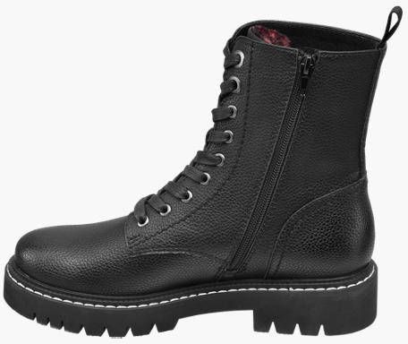 Oxmox zwarte veterboot clearance