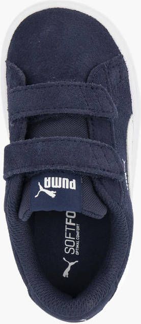 Puma Donkerblauwe leren Smash V2