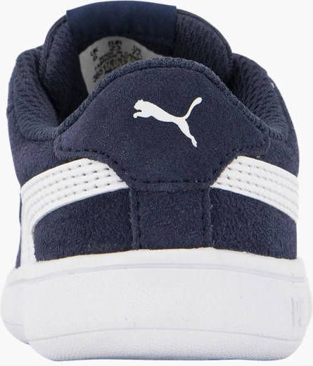 Puma Donkerblauwe leren Smash V2