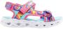 Skechers Heart Lights Sandal Color Groove 302160L-HP Kinderen Veelkleurig sportsandalen - Thumbnail 6