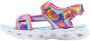 Skechers Heart Lights Sandal Color Groove 302160L-HP Kinderen Veelkleurig sportsandalen - Thumbnail 7