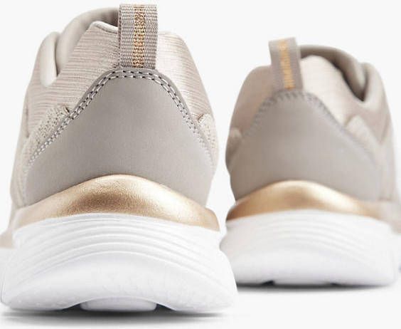 Skechers sneakers taupe goud - Foto 5
