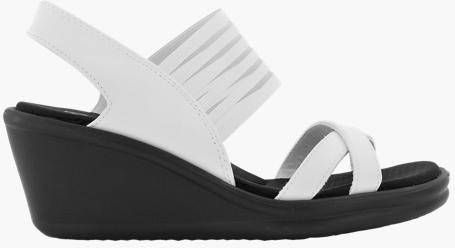 Skechers Witte sandaal stretch