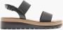 Graceland Zwarte sandaal elastisch - Thumbnail 2