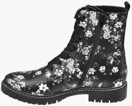 Graceland Veterboots zwart - Vergelijk prijzen