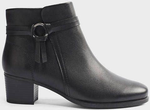 Medicus leren enkellaarzen zwart - Schoenen.nl