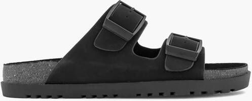 Memphis one Zwarte slipper gesp