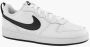 Nike Court Borough Low 2 (GS) leren sneaker wit zwart - Thumbnail 4