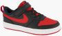 Nike court borough low 2 sneakers zwart rood kinderen - Thumbnail 6