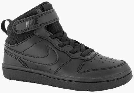 Nike Court Borough Mid 2 Zwart Sneakers Klittenband - Foto 7