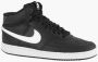 Nike Wmns Court Vision Mid Zwarte Sneaker 37 5 Zwart - Thumbnail 12