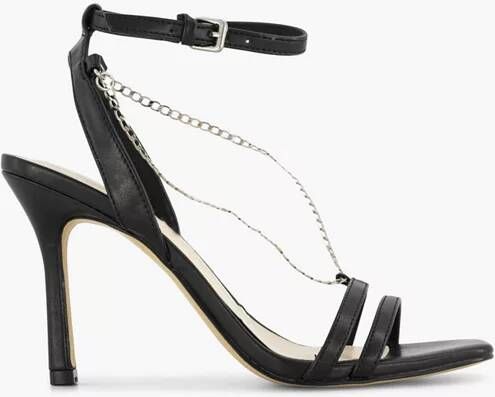 Only Shoes Zwarte sandalette