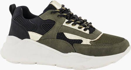 Groene sneaker panterprint Graceland maat 34 - Promotie bij Van Haren