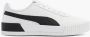 PUMA Carina L Dames Sneakers White Black Silver - Thumbnail 4