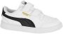 PUMA Shuffle V PS Sneakers Unisex White- Black- Team Gold - Thumbnail 8