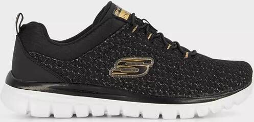 Skechers Dames Zwarte Pure Genius Optimistisch Mix - Foto 9