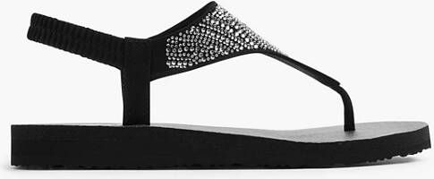 Skechers Sandalen Meditation New Moon met elastiek voor een goede pasvorm - Foto 6