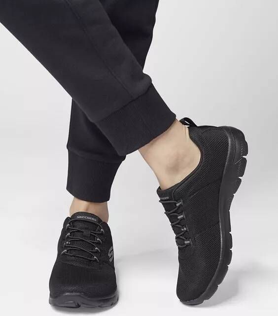 Skechers Dames Zwarte Pure Genius Optimistisch Mix - Foto 8