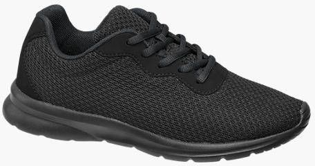 Venice Zwarte sneaker mesh