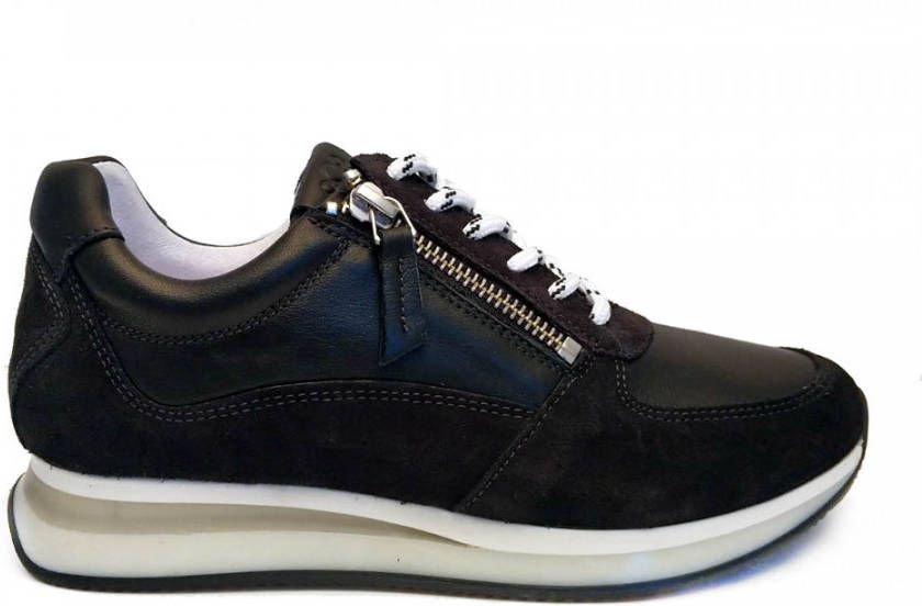 Aqa Zwarte Sneakers - Schoenen.nl