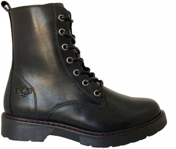 Rieker Zwarte Veterschoenen