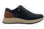Australian Heren Sneakers Huricane Leather Blue Tan Donkerblauw - Thumbnail 4