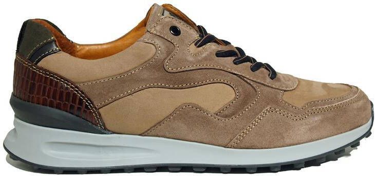 Australian ODYSEY 15 1598 01 L00 Taupe kleurige sneaker met leren voering - Foto 6