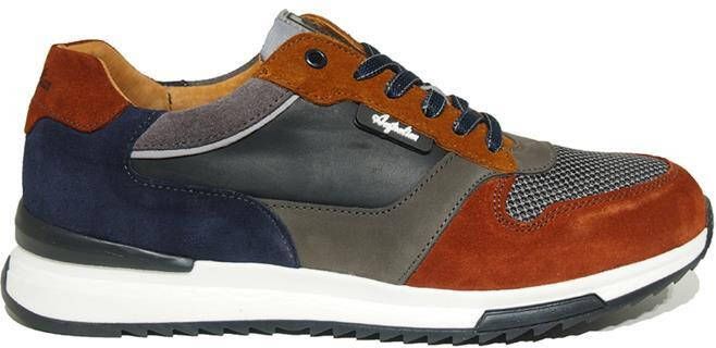 Australian Sneaker Cayenne 15.1586.01 AFO Zwart Grijs Cognac 10½ - Foto 5