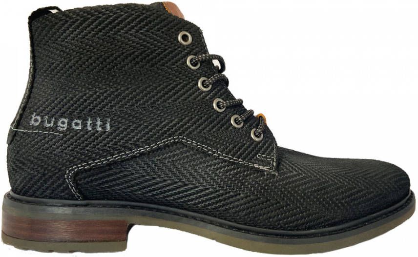 Bugatti Veterboot Heren Zwart - Schoenen.nl