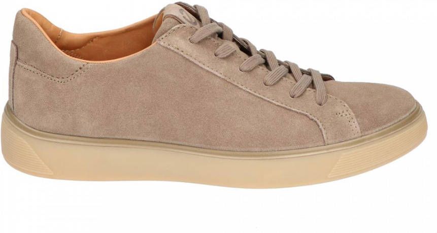 Ecco Beige Veterschoenen Street Tray