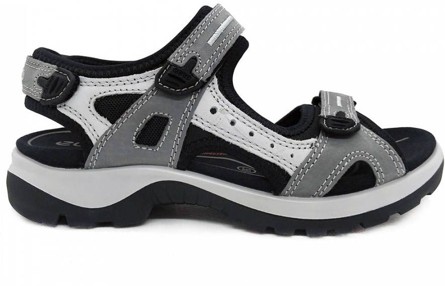 ECCO Women's Offroad Yucatan Sandal Sandalen grijs zwart - Foto 3