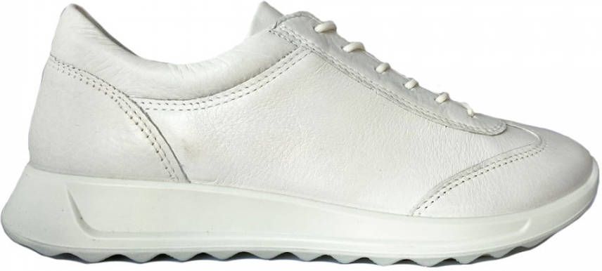Ecco Witte Veterschoenen Flexure Runner W - Schoenen.nl