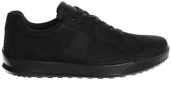 Ecco Zwarte Veterschoenen Byway