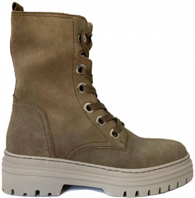 Gabor Veterboots Grijs Suede 178350 Dames - Foto 3