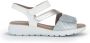 Gabor 22.862.51 Mini Raff Cer. Silber weis-sandalen -sandalen los voetbed - Thumbnail 2