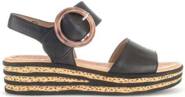 Gabor 24.550 Dames platform sandaal Zwart - Foto 7