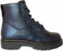 Giga Blauwe Veterboots Metallic Chianti Camaleao - Thumbnail 1