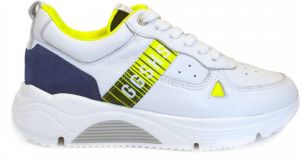 Giga Witte Sneakers Velvet Gaucho Fluo