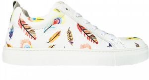 Giga Witte Veterschoenen Veertjes