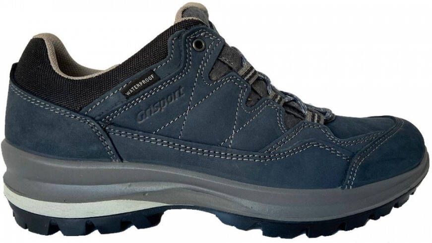 Grisport Blauwe Wandelschoenen Bari Low