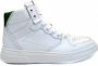 Hip Witte Veterschoenen White Green Combi - Thumbnail 1