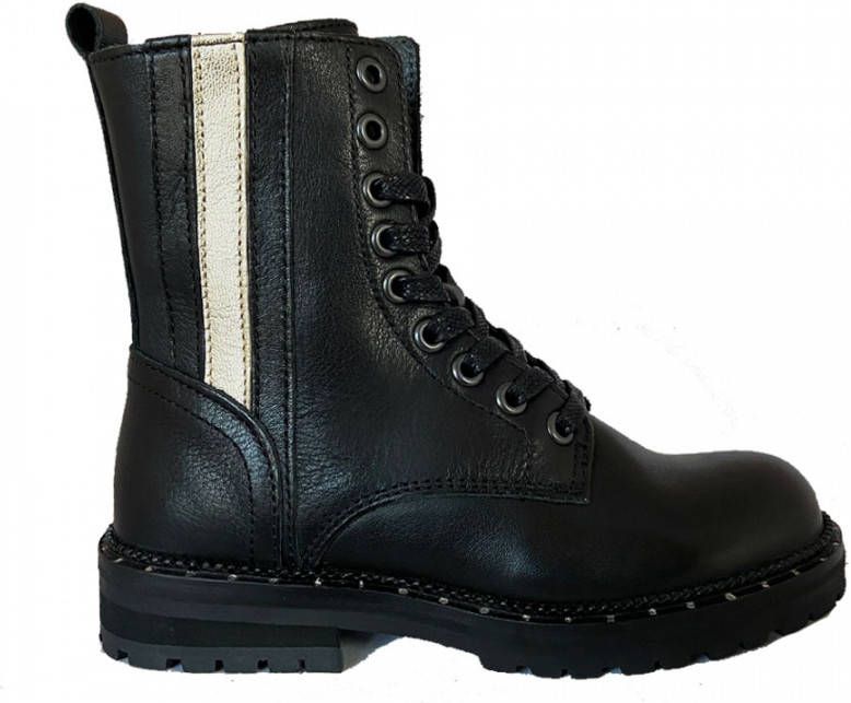 Hip Zwarte Veterboots