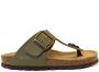 Kipling Groene Teenslippers Juan 4 Khaki - Thumbnail 1