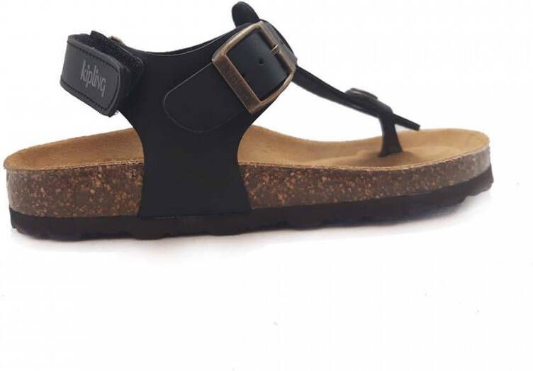 Kipling Zwarte Sandalen Juan 3