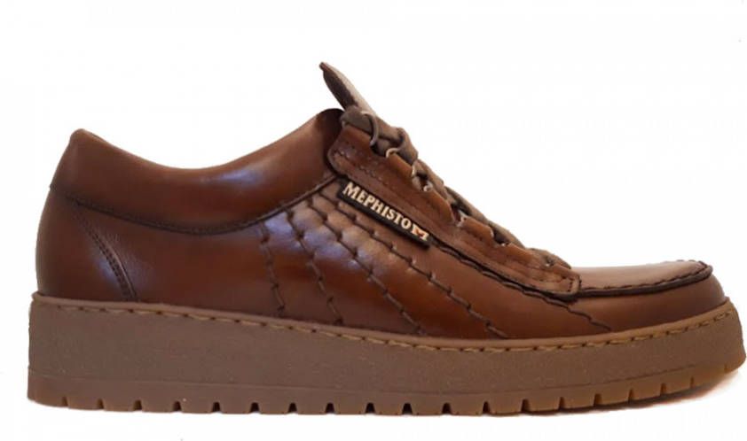 Mephisto Bruine Veterschoenen Rainbow Heritage