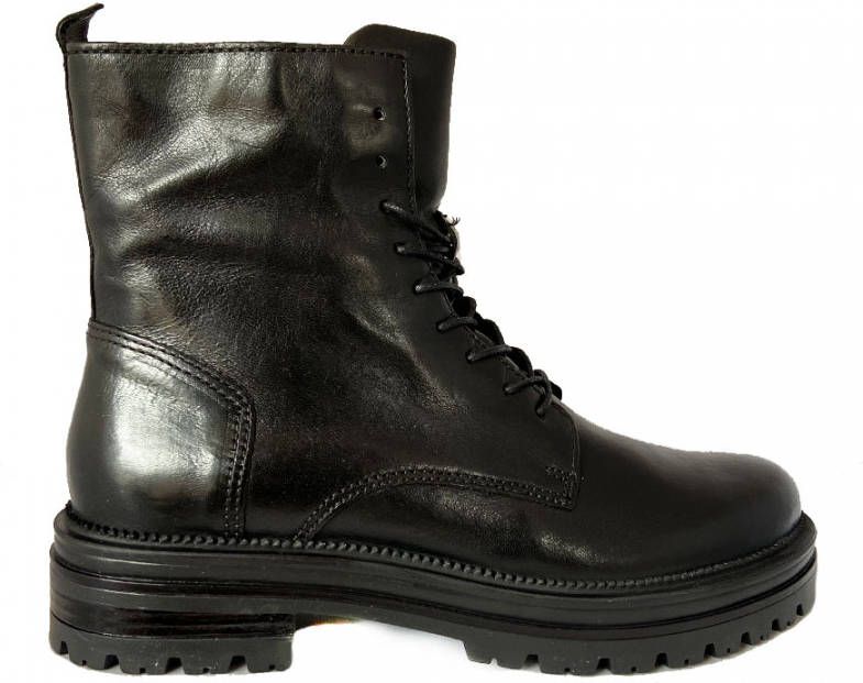 Mjus Zwarte Veterboots