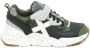 Munich Mini Track Sneaker Jongens Zwart grijs wit groen - Thumbnail 2