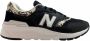 New Balance Cw997 Lage sneakers Leren Sneaker Dames Zwart + - Thumbnail 5
