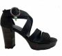 Paul Green 7942 Volwassenen Sandalen met hakDames Sandalen Zwart - Thumbnail 4