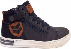 Piedro Blauwe Veterschoenen Wijdte 2 5